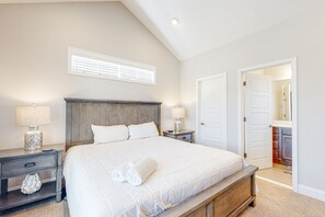 5 dormitorios, tabla de planchar con plancha, Internet y ropa de cama