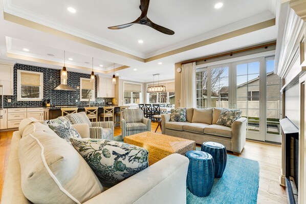 TV, stereo - Brand-new home with private pool & dog-friendly yard - near beach & boardwalk (Rehoboth Beach)