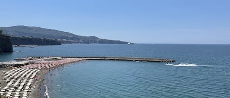 Beach nearby, sun-loungers