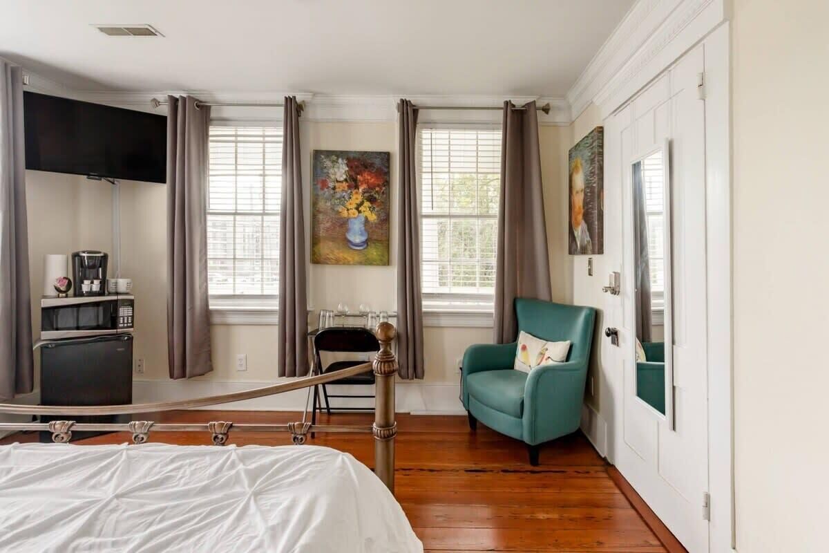 1 sovrum, strykjärn/strykbräda, resesäng och wi-fi