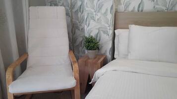 2 slaapkamers, een bureau, gratis wifi, beddengoed