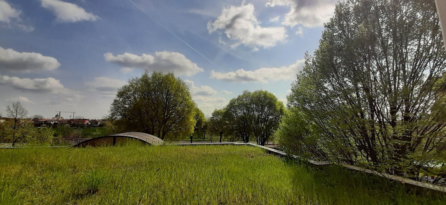 Blick von der Unterkunft