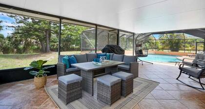 Casa Boca - Perfect Florida Getaway with Large Heated Saltwater Pool