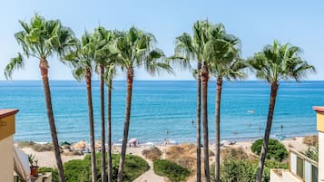 Vlak bij het strand