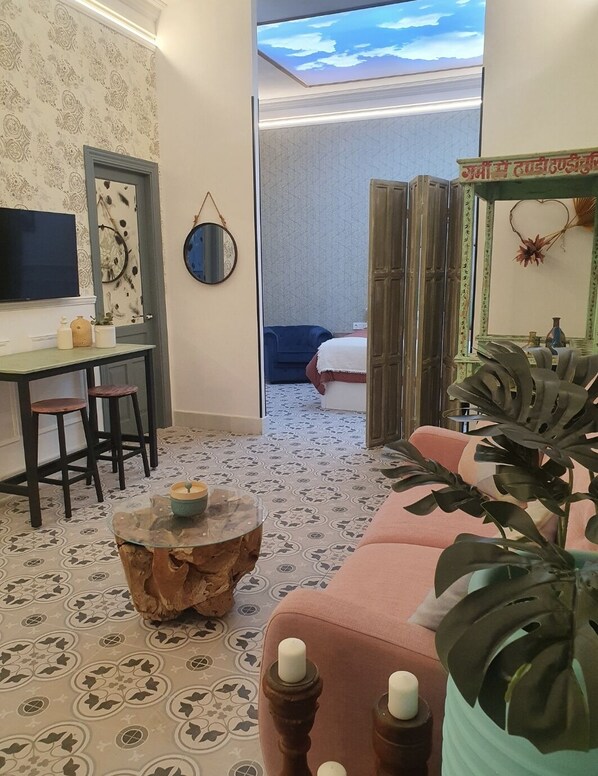 1 chambre, fer et planche à repasser, lit parapluie, Wi-Fi gratuit