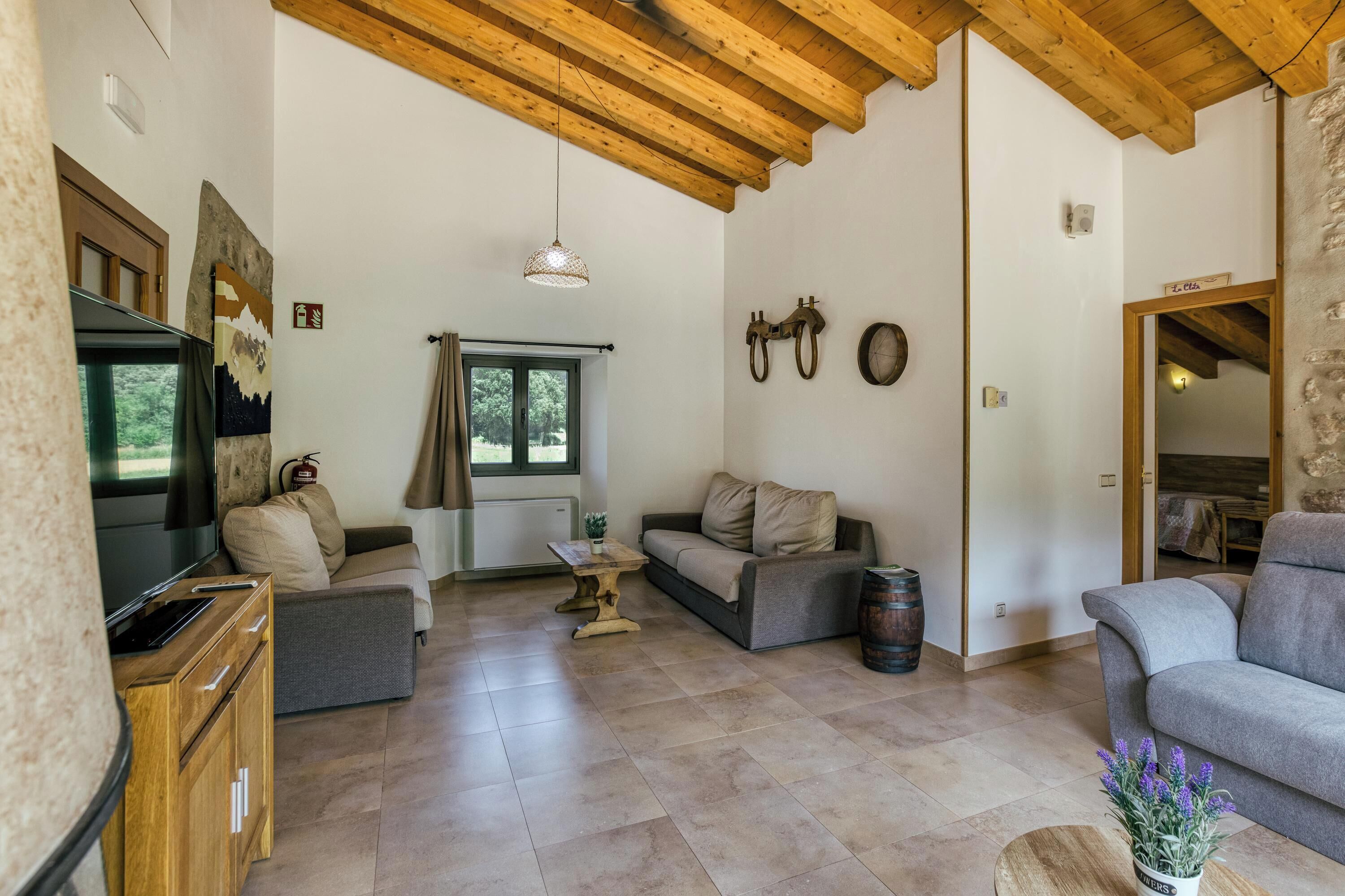 TV, fireplace, table tennis