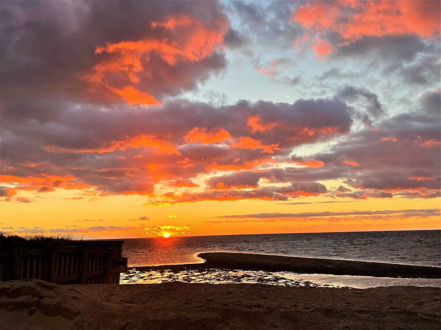 On the beach