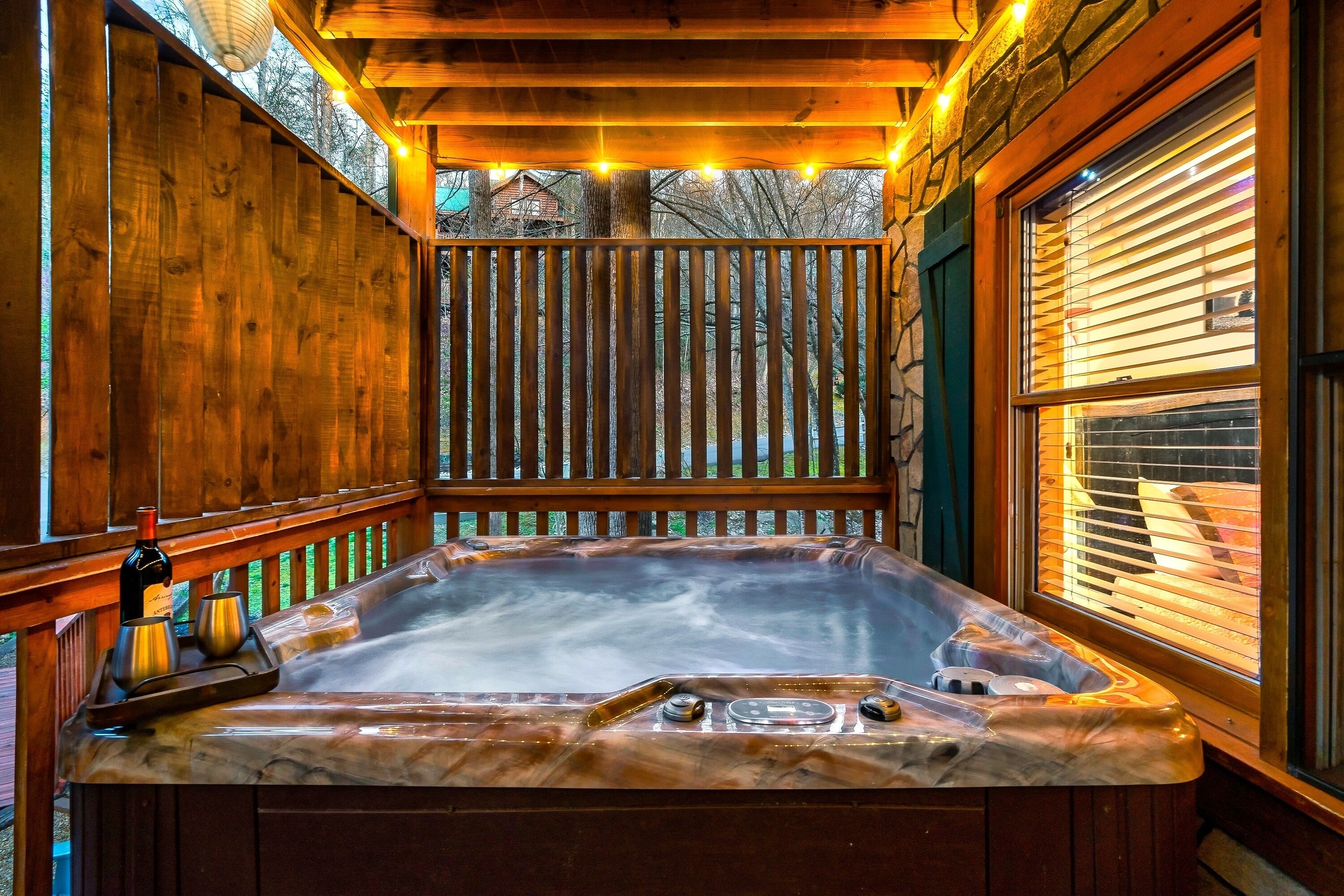 Bain à remous extérieur