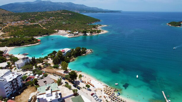 Aerial view - Hotel Eagle (Ksamil)