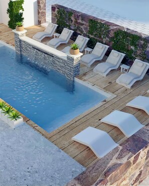 Seasonal outdoor pool - Hotel Eagle (Ksamil)