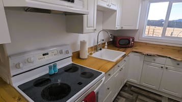 Comfort Cottage | Private kitchen | Mini-fridge, freezer