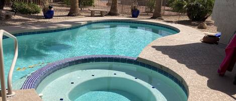 Indoor pool, outdoor pool