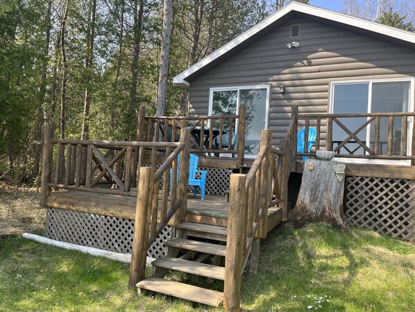 Terrace/patio - 2 Cabins on Crooked Lake (Alanson)