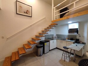 Loft | Privékeuken | Een minikoelkast