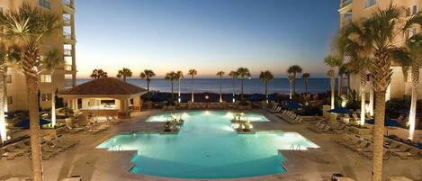 Indoor pool, outdoor pool