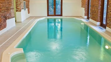 Indoor pool, a heated pool