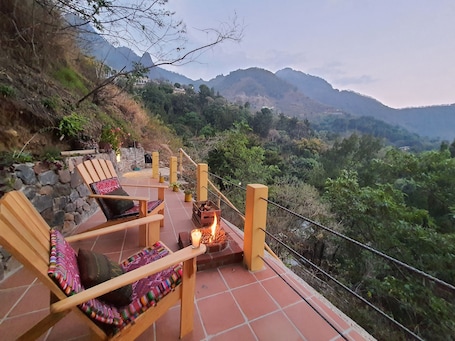 Terrace/patio. Sunrise Casita - A welcoming 1 room with fire pit
