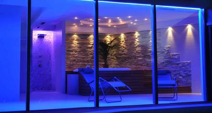Ferienwohnung mit Blick auf den Pool