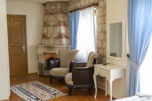 Elite kamer, open haard | 1 slaapkamer, gratis wifi