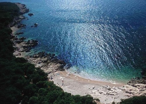 Ferienhaus mit Klima und Blick auf dem Meer