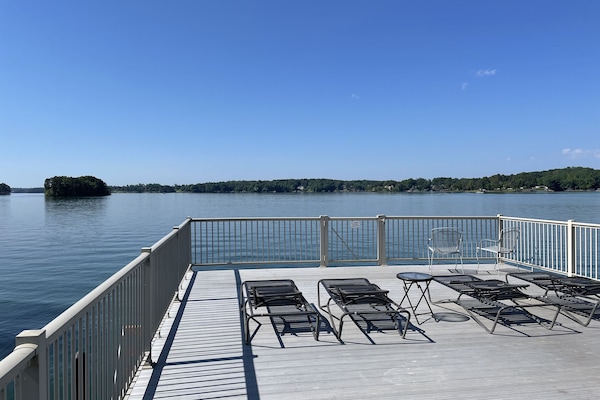 View from top of dock