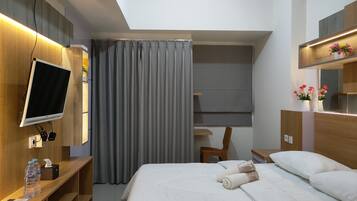 1 soveværelse, skrivebord, lydisolering, gratis Wi-Fi