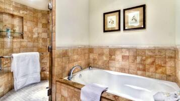 Luxury Villa (Unit 11A) | Bathroom | Hair dryer, shampoo