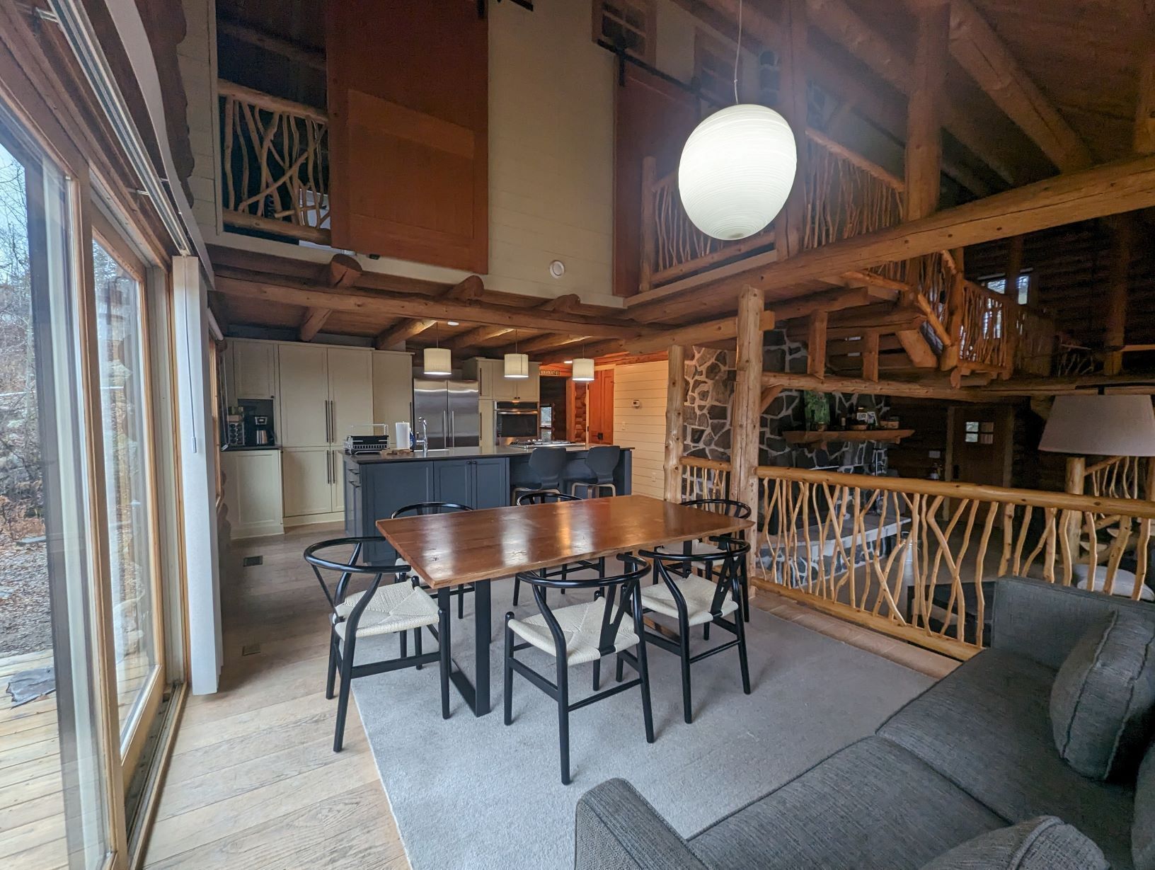 Premium Cabin | Private kitchen | Fridge, coffee/tea maker, high chair, dining tables