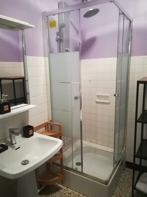 Shower, hair dryer, toilet paper - GITE ARDECHOIS (Dornas)