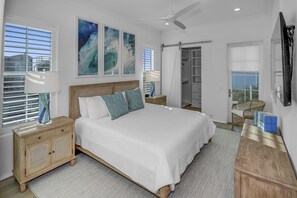 7 bedrooms, iron/ironing board, Internet, bed sheets - Gulf Views + Private Pool + Close to Seaside | 7BR/7.5BTH (Santa Rosa Beach)