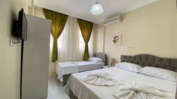 Free WiFi, bed sheets