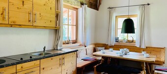 Comfortable alpine suite with gallery