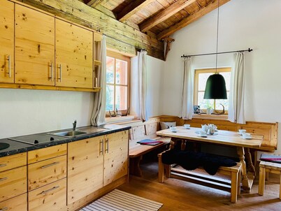 Comfortable alpine suite with gallery