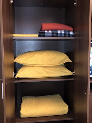 1 bedroom, desk, soundproofing, iron/ironing board