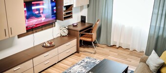 Apartment is clean and cosy.