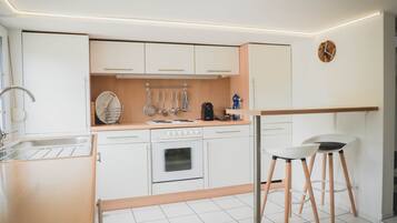 Kühlschrank, Ofen, Herdplatte, Geschirrspüler