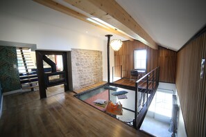 Interior - House with swimming pool and breathtaking view (Clairvaux d Aveyron)