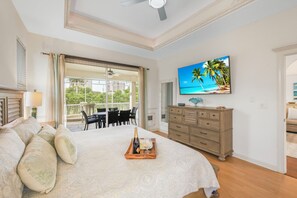 4 bedrooms, iron/ironing board, WiFi, bed sheets