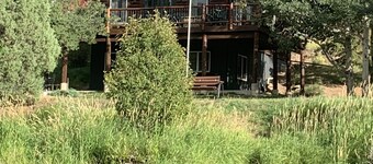 In The Valley Of The Mountains On the Big Laramie River - Flat Nighty Rate