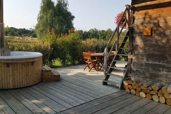 Idromassaggio all'aperto