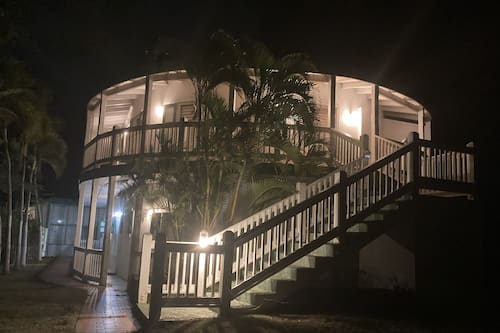 Front of property - evening/night