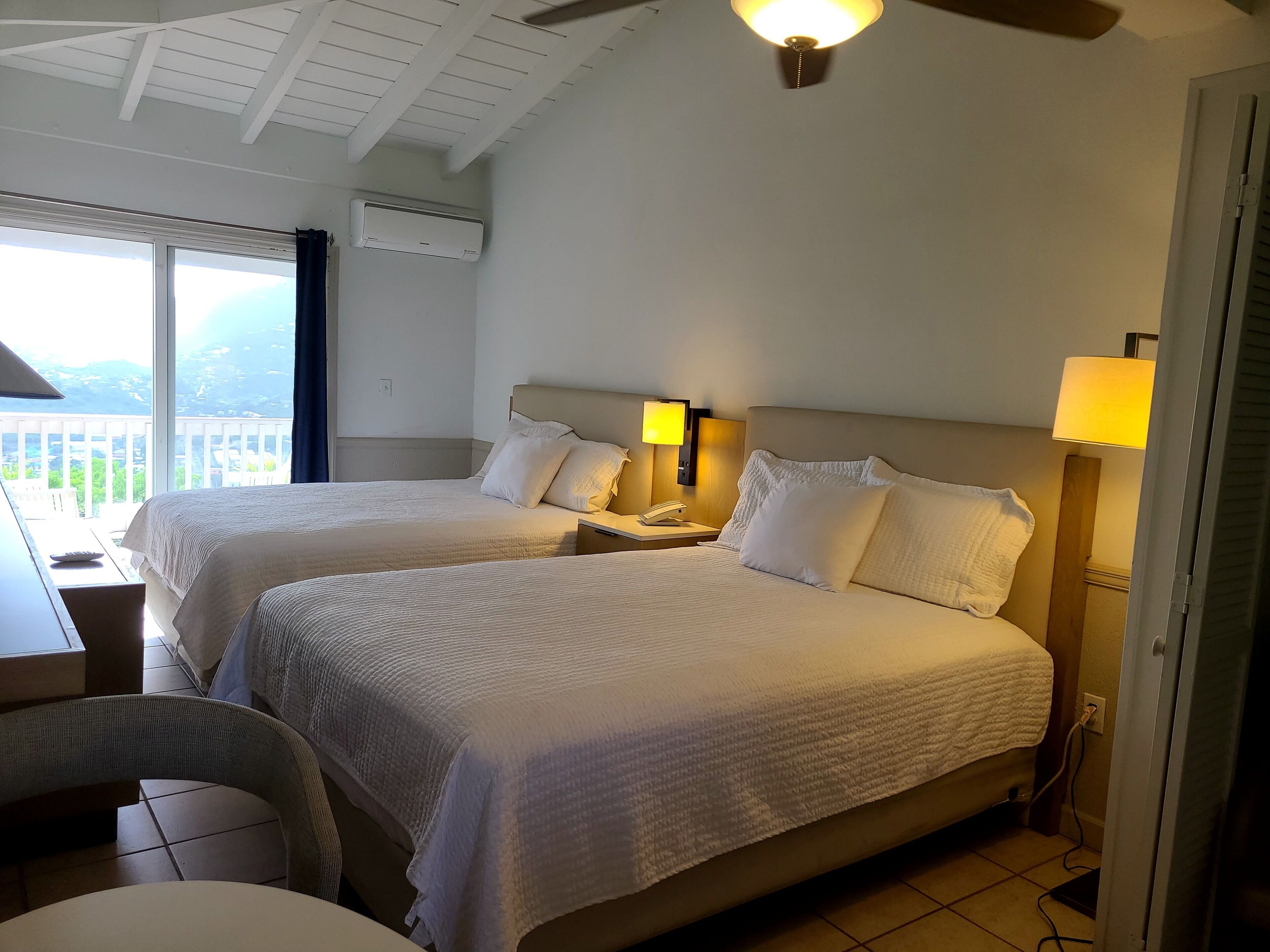 Premium bedding, pillow-top beds, in-room safe, individually decorated