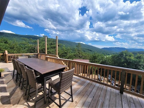 Modern Cabin at the End of the Road, SLIDE, SHUFFLEBOARD!