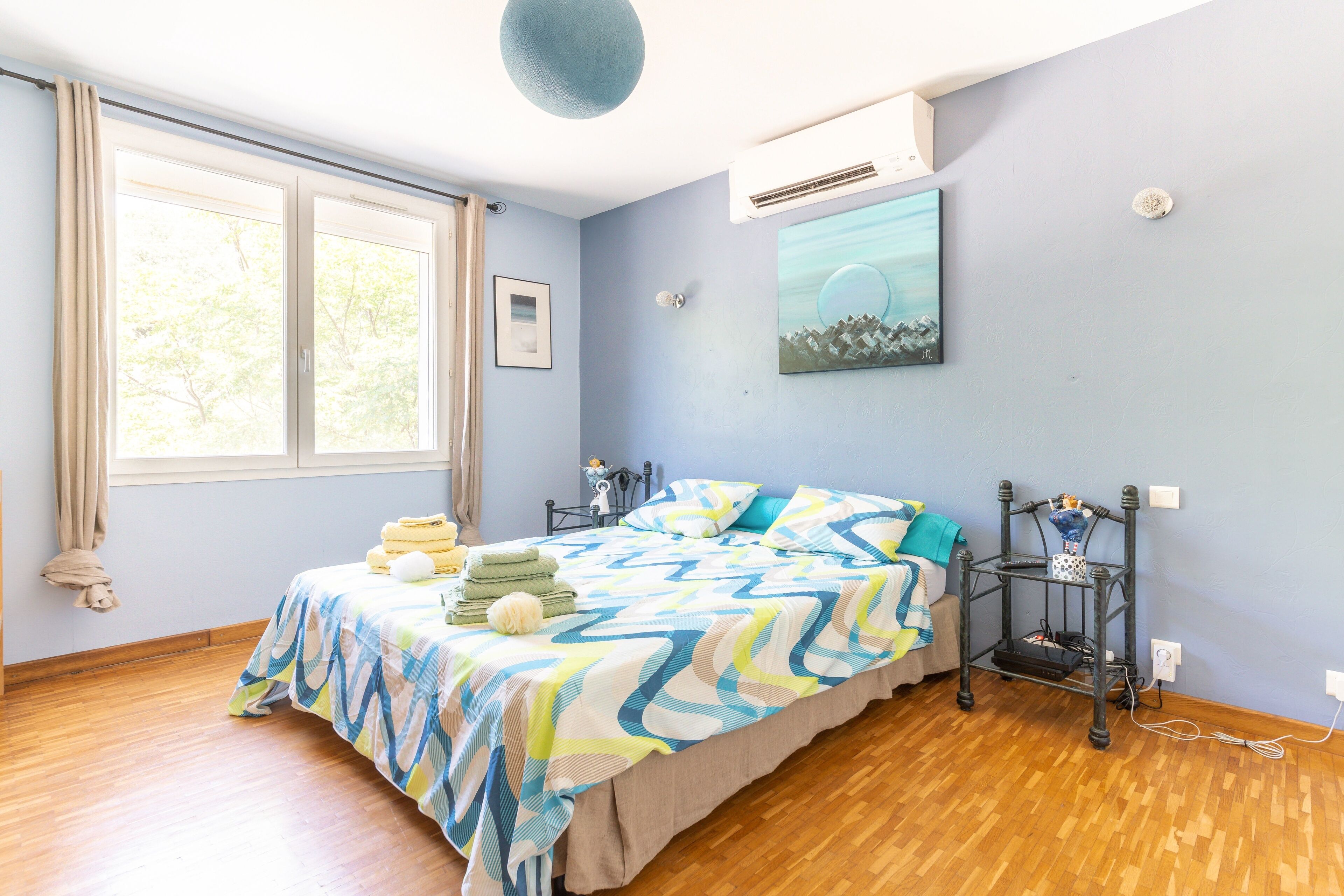 2 chambres, fer et planche à repasser, Wi-Fi gratuit