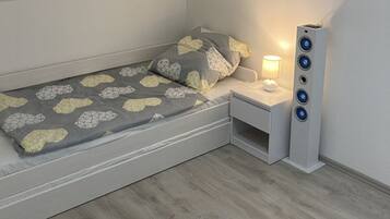 2 Schlafzimmer, Bügeleisen/Bügelbrett, kostenloses WLAN, Bettwäsche