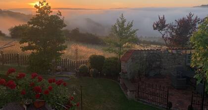 Vacation apartment Eifelbergblick with garden, Schleiden, Hiking Eifel National Park