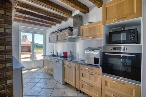 So Villa Les Houx (45) - Heated pool - Foot - 2h Paris - 30p.