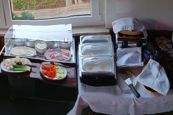 Petit déjeuner buffet compris tous les jours