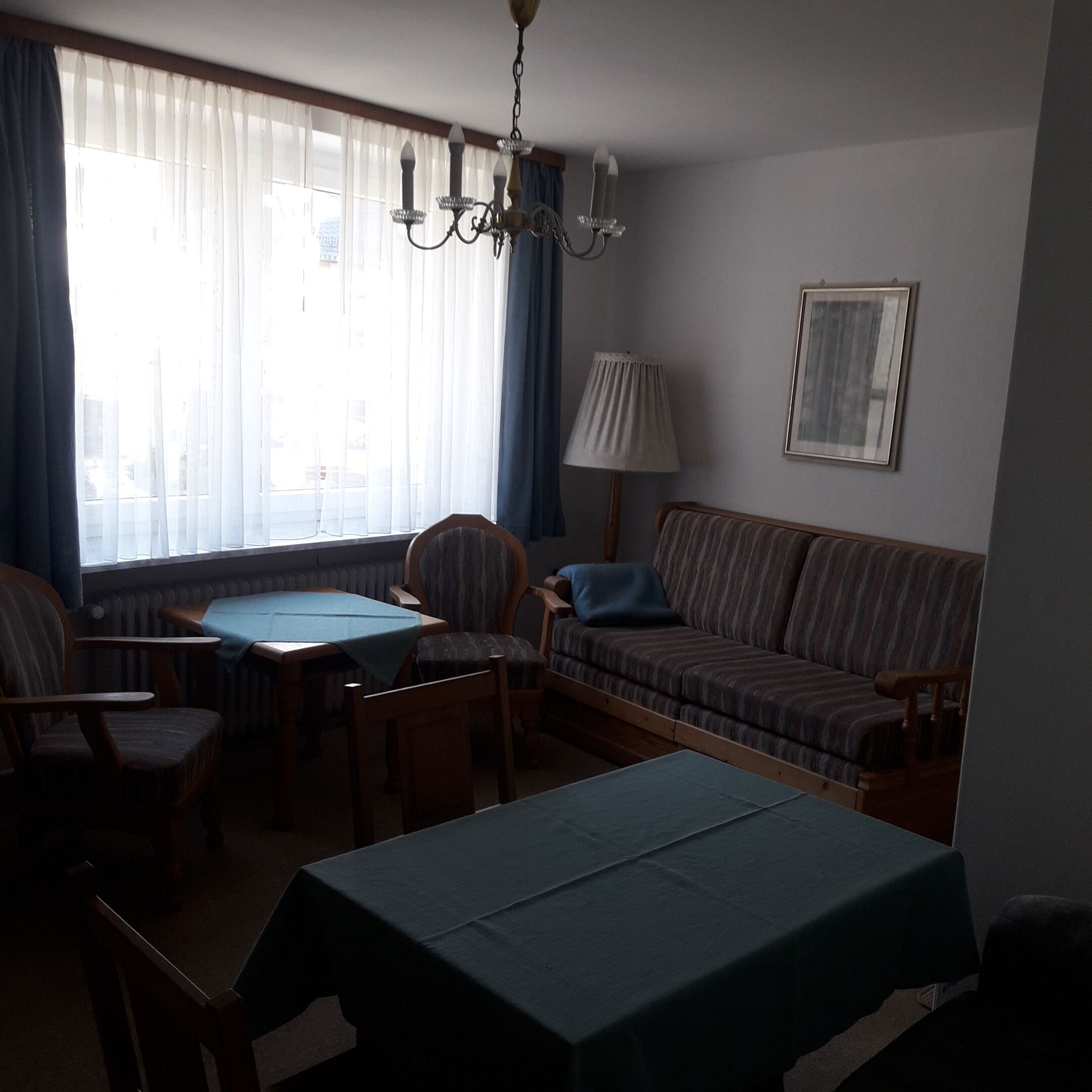 Family Studio Suite, Kitchen, City View | Living area | 50-cm TV with satellite channels