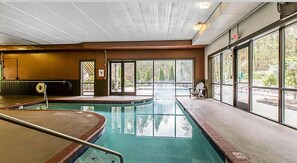 Indoor pool, outdoor pool